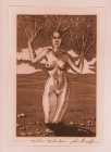 Madchen auf die Baum - Etching, Image Size 5.75" x 8.75"